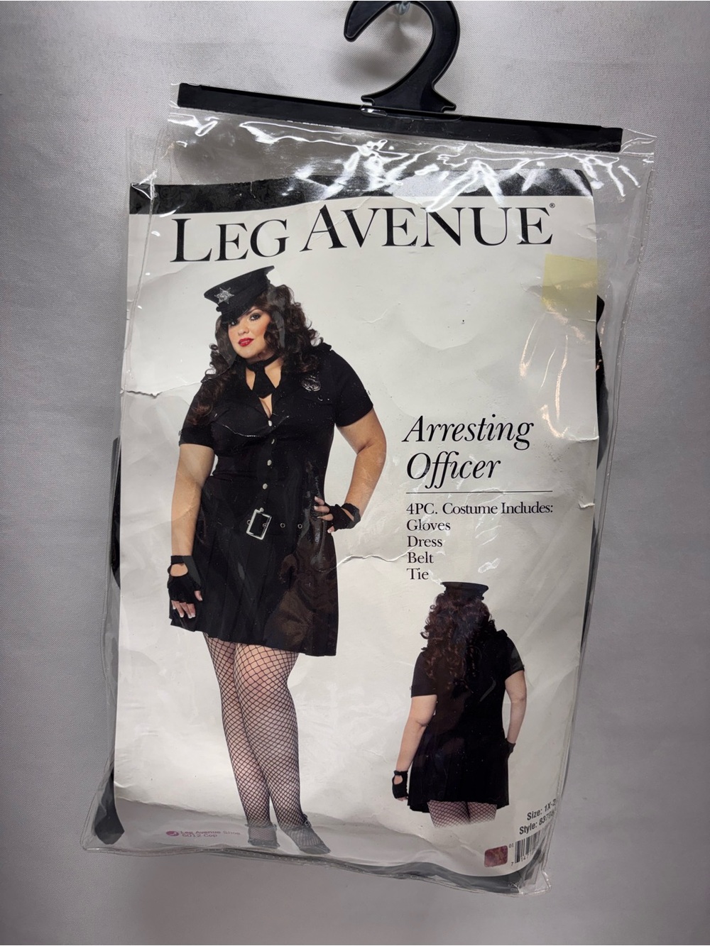 Leg Avenue Woman’s Size 1X/2X Arresting Officer Cop Costume Adult Halloween